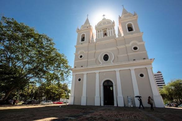 Parte do teto da Igreja de São Benedito desaba; causas são apuradas