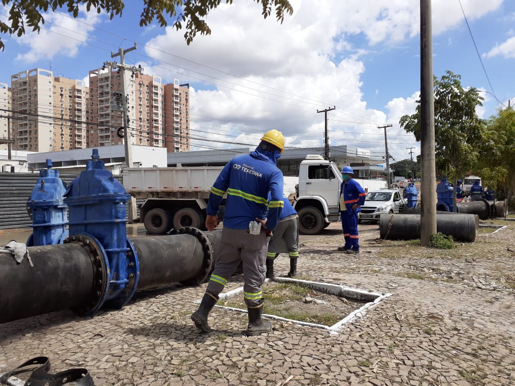 Unidade de bombeamento da Águas de Teresina