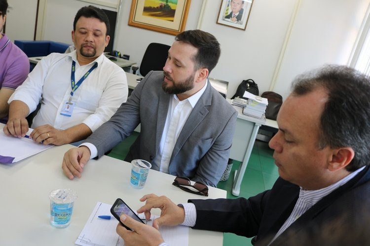 Presidente da PiauiPrev, Ricardo Pontes, com André Barcelos da Agenda Assessoria (Paulo Pincel)