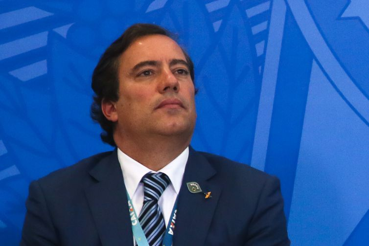 O presidente da Caixa Econômica Federal, Pedro Guimarães, participa do lançamento da nova linha de crédito imobiliário com taxa fixa da Caixa Econômica Federal O presidente da Caixa Econômica Federal, Pedro Guimarães, participa do lançamento da nova linha de crédito imobiliário com taxa fixa da Caixa Econômica Federal