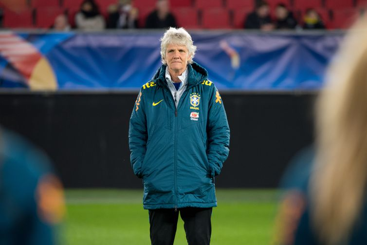 Pia Sundhage após jogo entre Brasil e Franca no Torneio da Franca