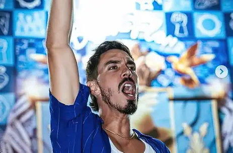 Gabriel David é eleito presidente da liga escolas de samba do Rio - LIESA.  Foto: Instagram/@gabriod