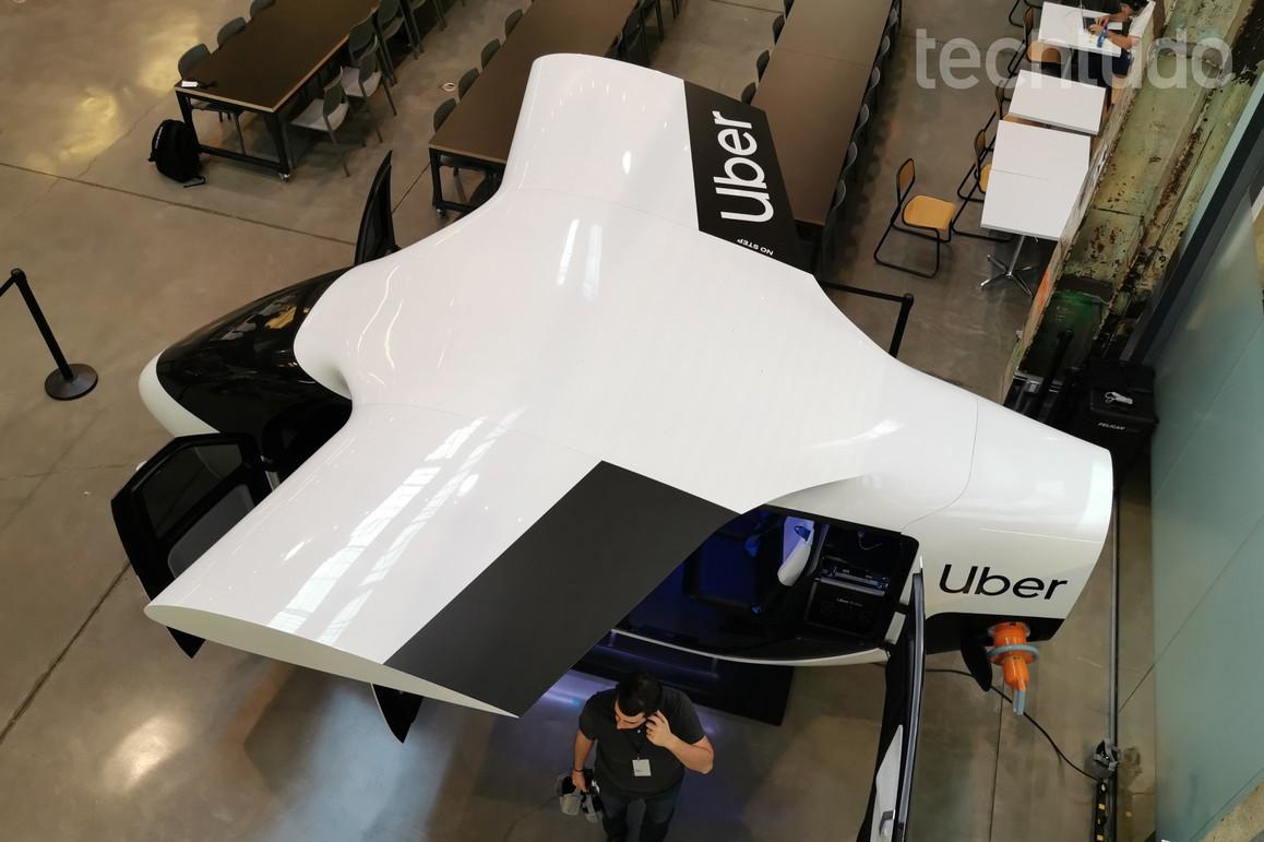 Protótipo do carro voador da Uber