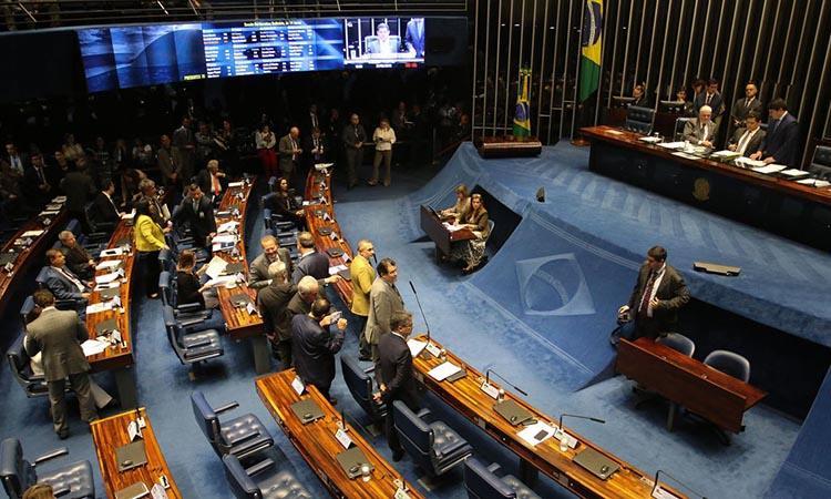 Plenário do Senado Federal em Brasília