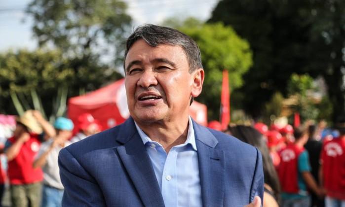 Wellington Dias visita o acampamento Lula Livre, em Curitiba
