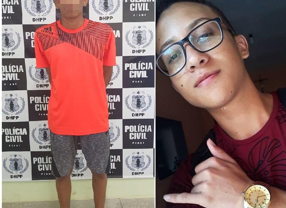 O assassino frio e a vítima indefesa de um crime bárbaro