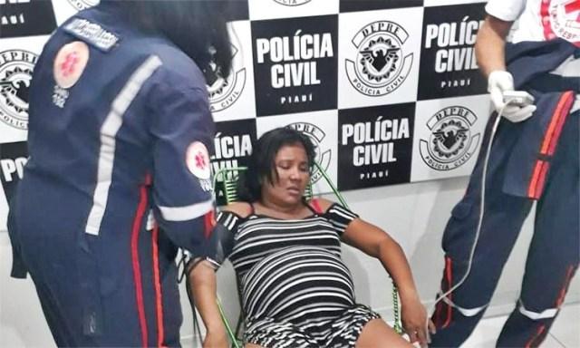 Joana D'arc foi atendida pelo SAMU e levada para a Maternidade do Promorar