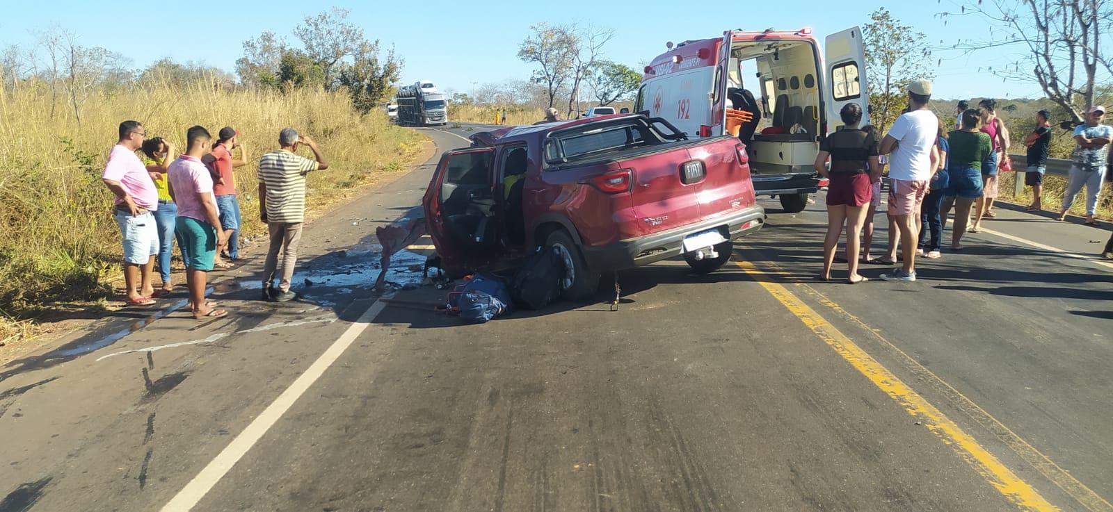 Acidente deixa um morto e três feridos em Corrente