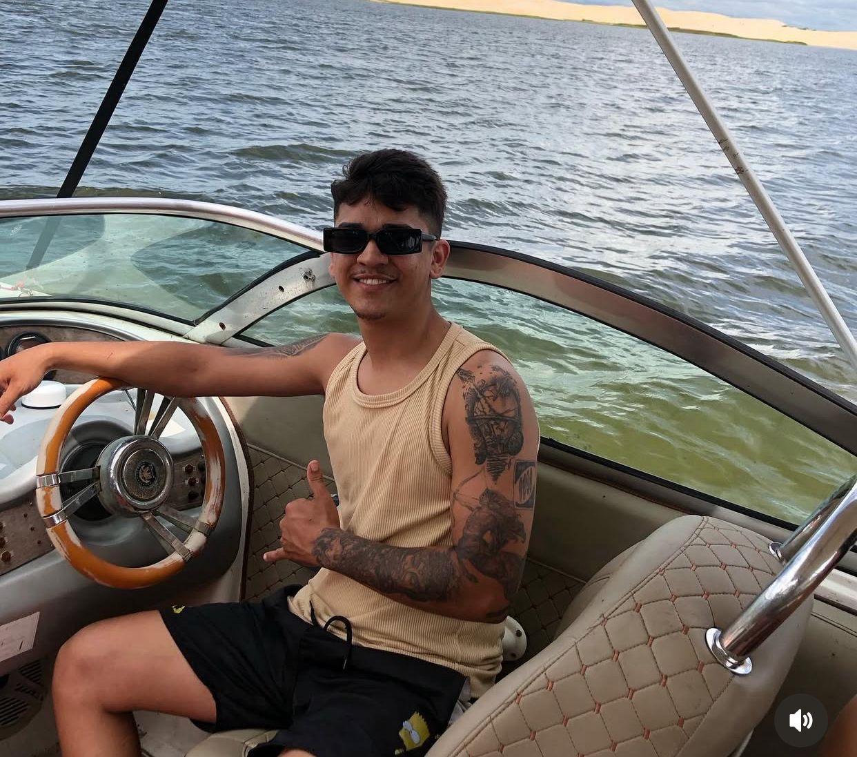 Júnior Sena- jovem sofreu acidente em Parnaíba e será submetido ao tratamento com polilaminina
