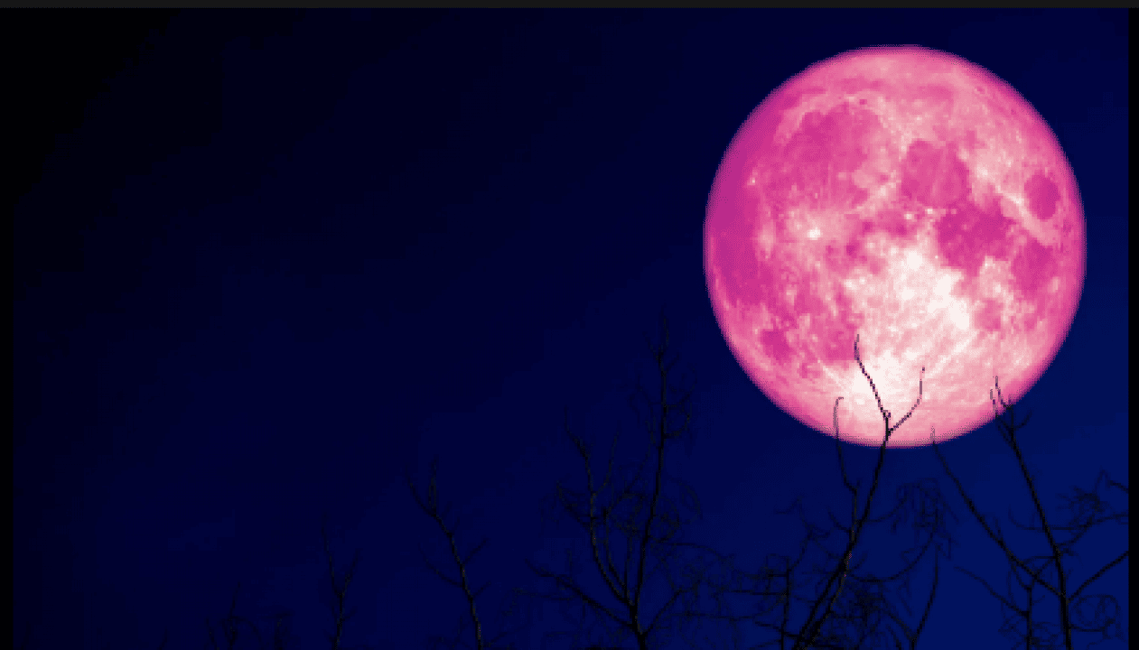 Fenômeno da Superlua rosa