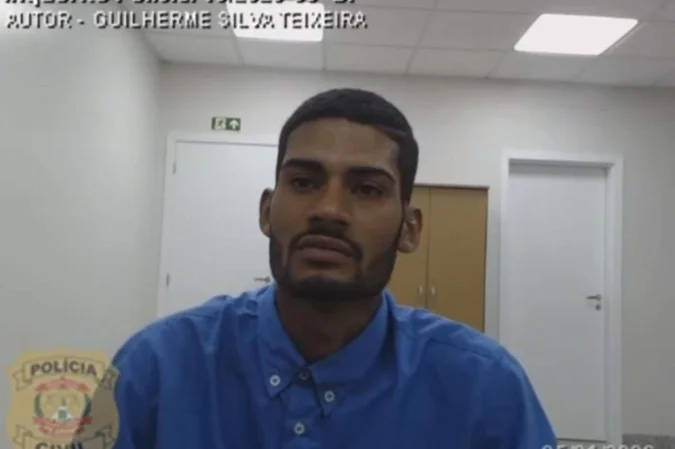 Guilherme Silva Teixeira, de 24 anos, suspeito de matar João Emmanuel