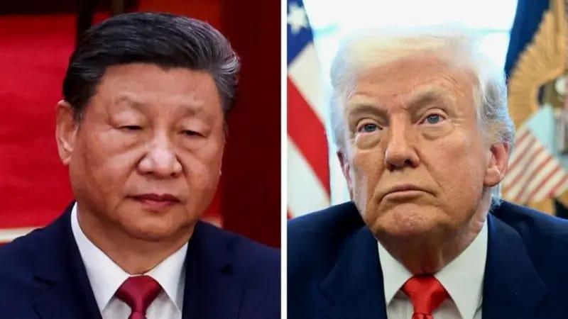 Presidente da China, Xi Jinping, e presidente Donald Trump