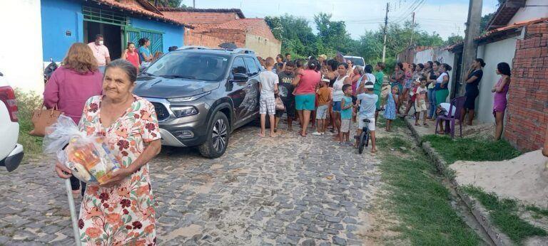 Doação de cestas básicas em Teresina