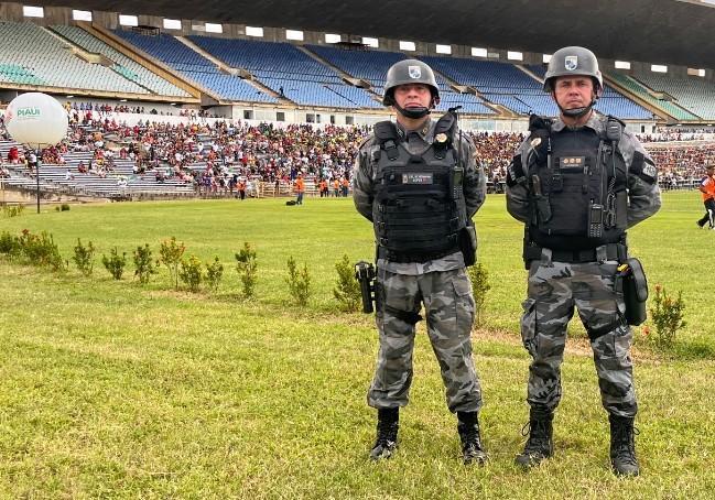 O coronel Schyvan comandou o policiamento no Albertão