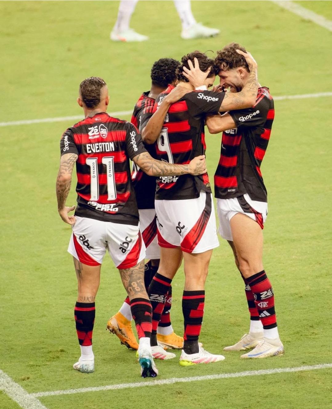 Flamengo goleou o Juventude para liderar o Campeonato Brasileiro