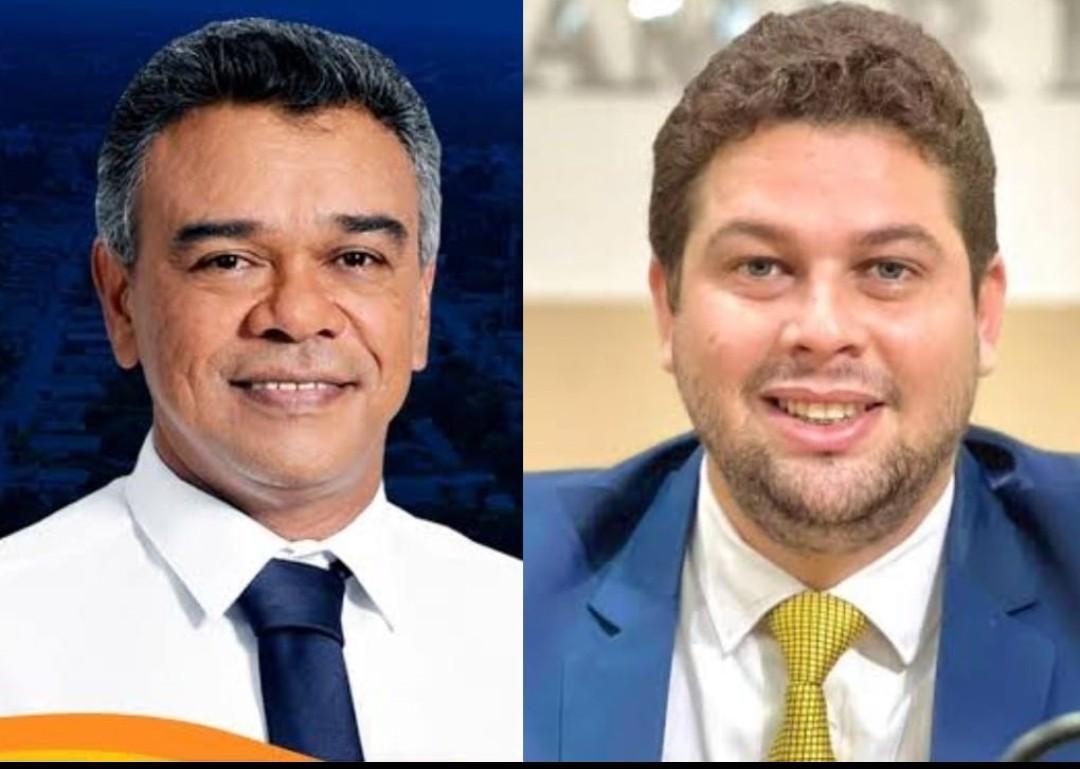 O vereador Francisco Borges e seu colega Pedro Augusto