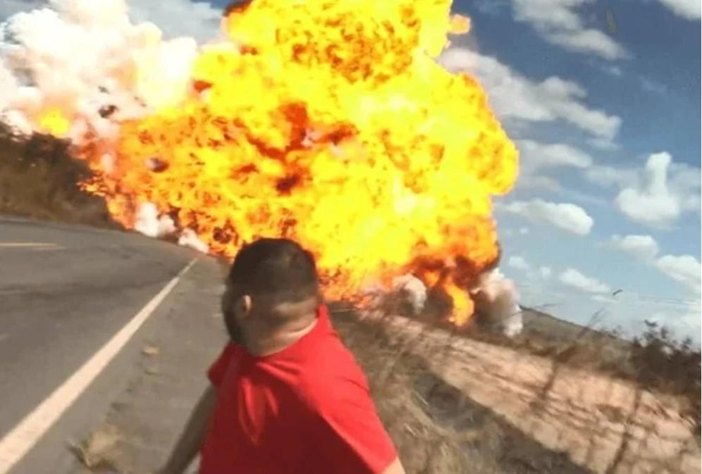 Explosão atingiu pessoas a 200 metros do caminhão