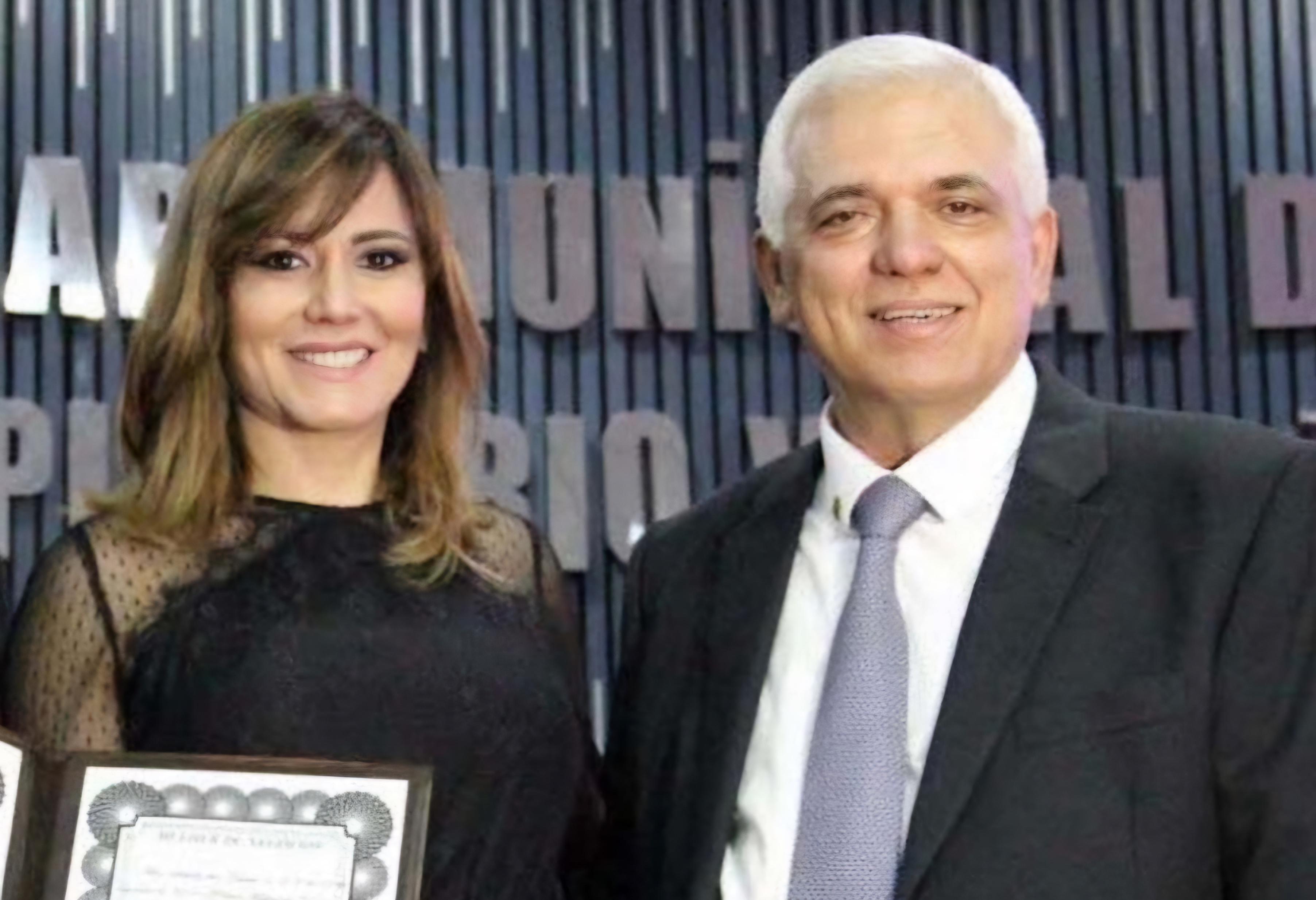 Ivanária com o marido Themístocles Filho