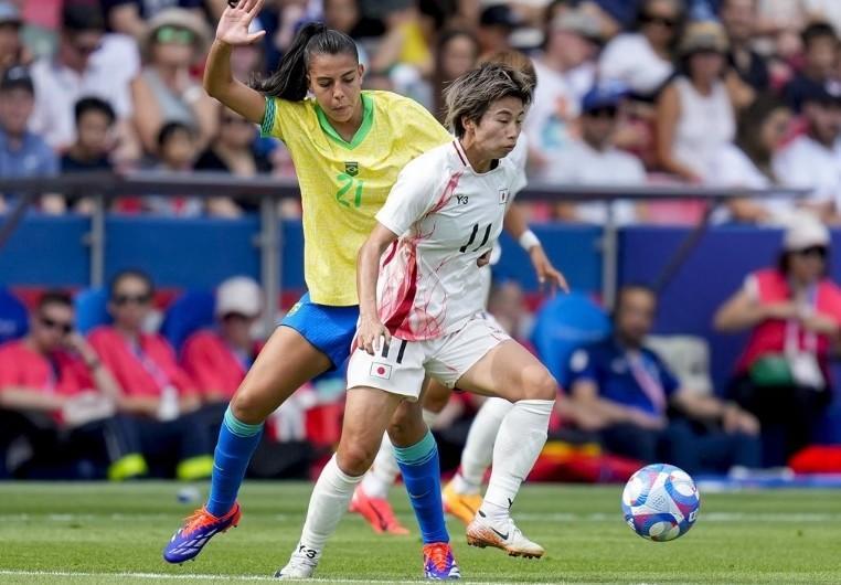 As japonesas viraram o jogo no final da partida
