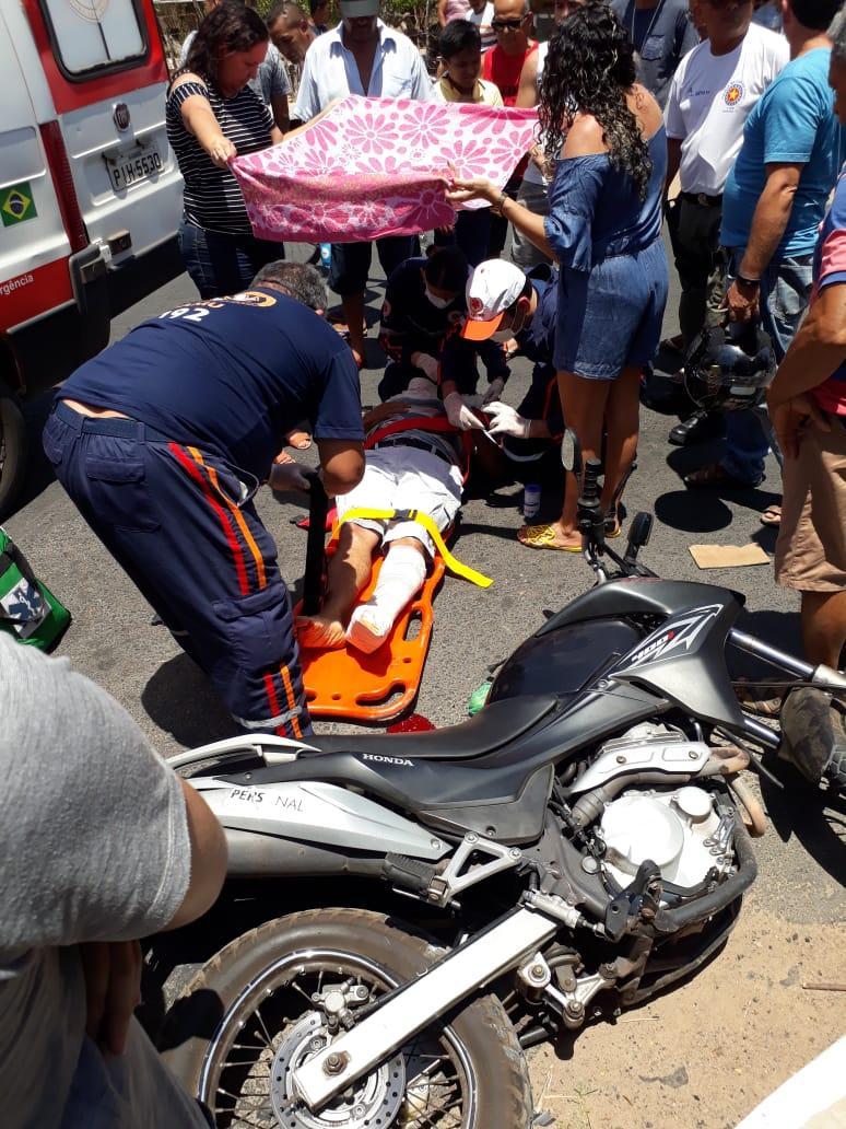 Acidente com moto