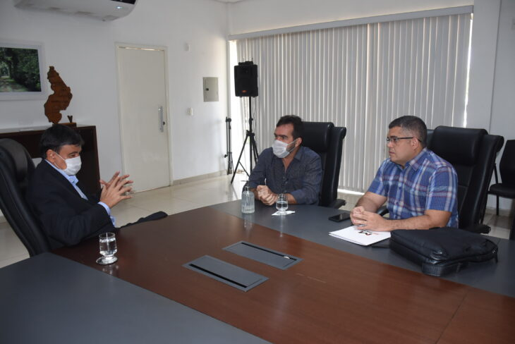 Adiência com prefeito de Oeiras, José Raimundo