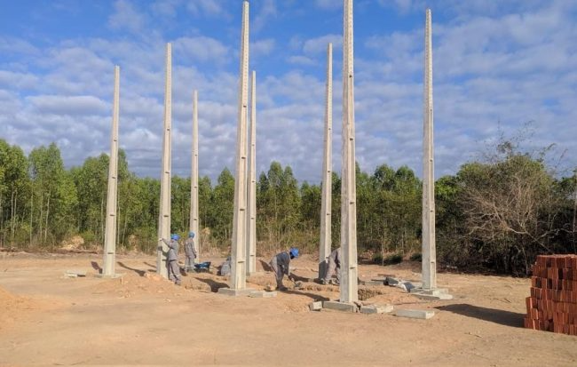 Obras em andamento