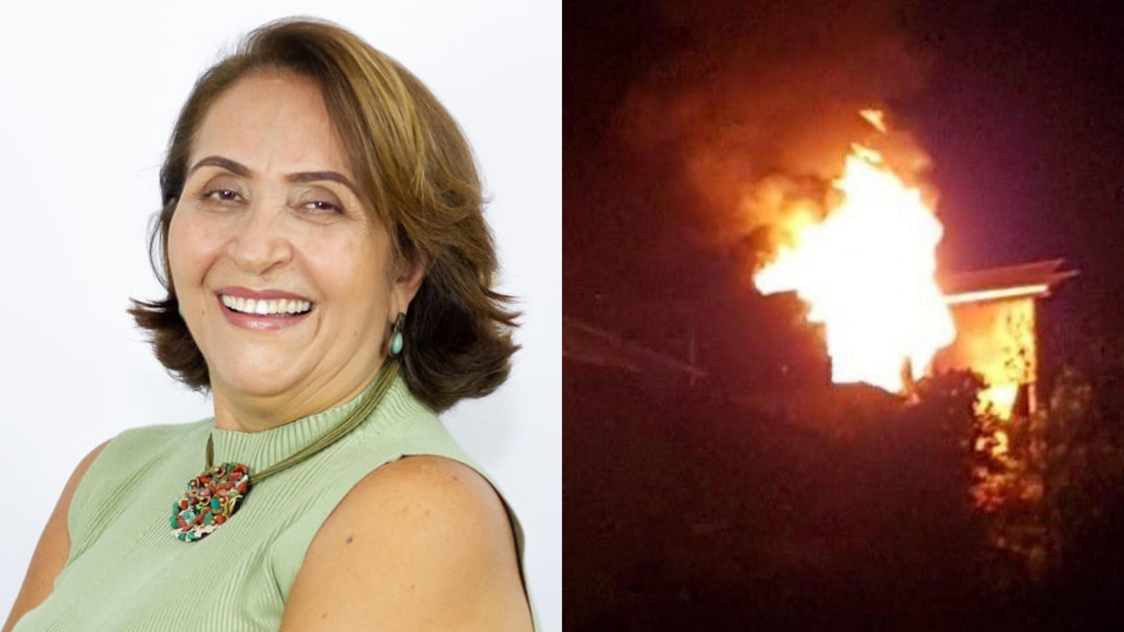 Prefeita de Ilha Grande tem chalé incendiado