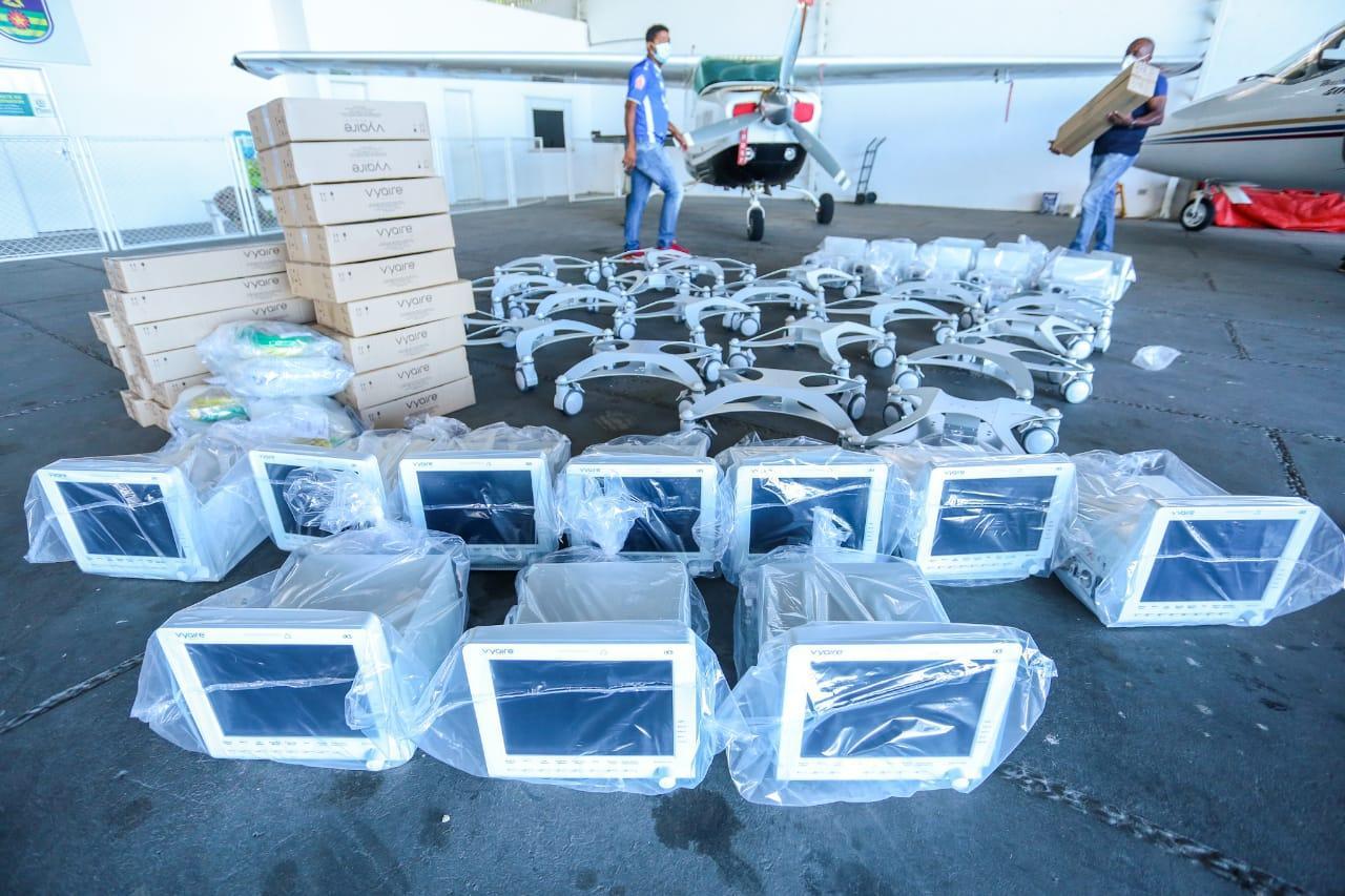 Chegada de equipamentos