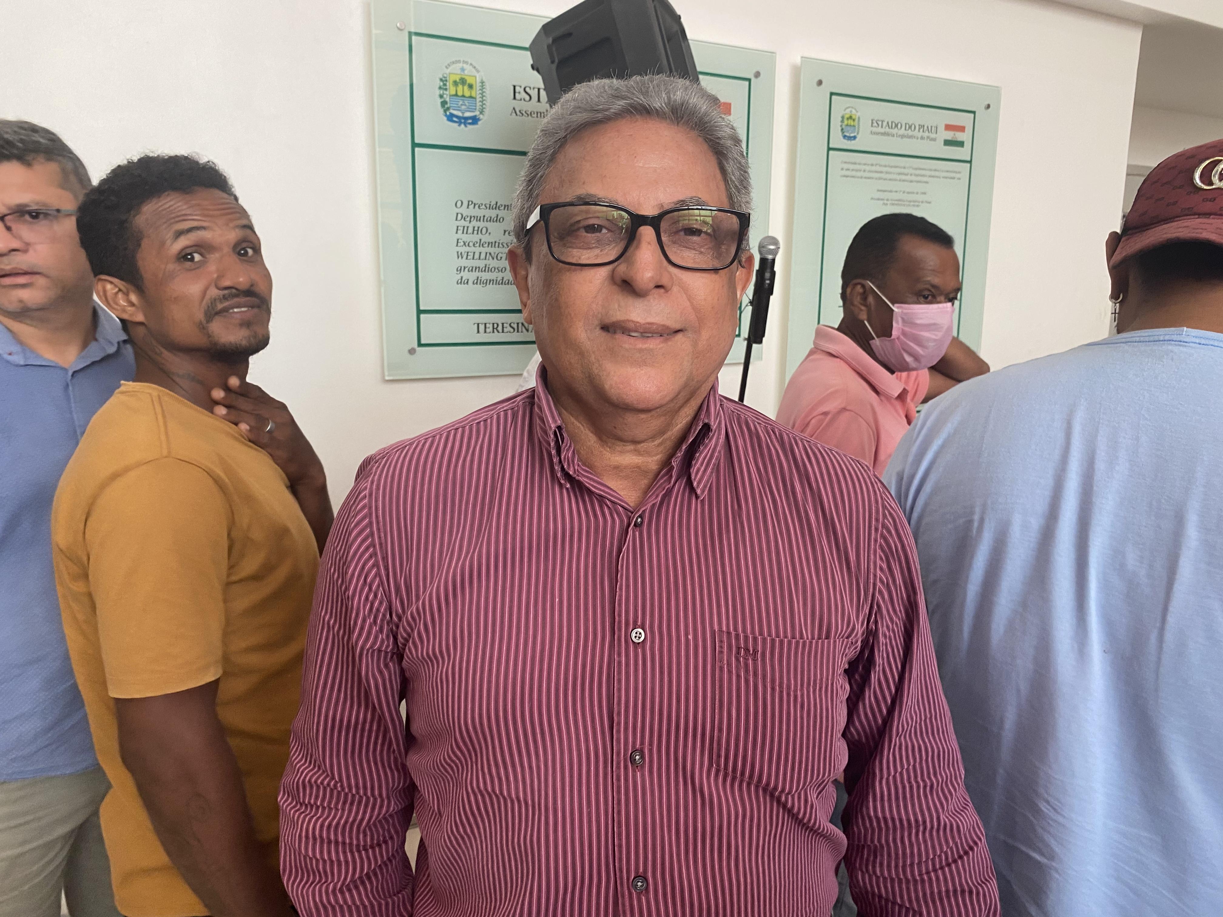 João Seno, presidente do sindicato dos servidores federais no Piauí
