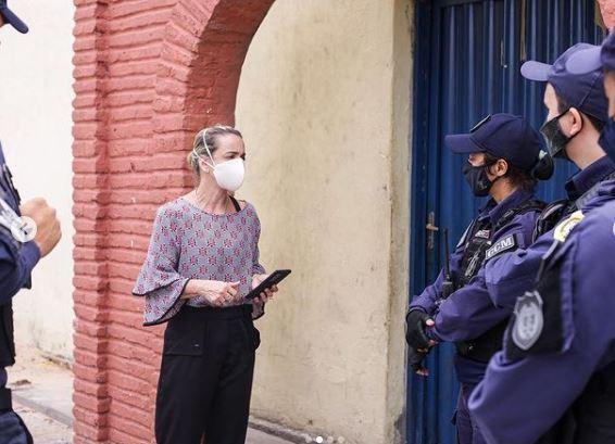Eliana Lago, visitou no domingo (3) locais de permanência onde ficam os venezuelanos.