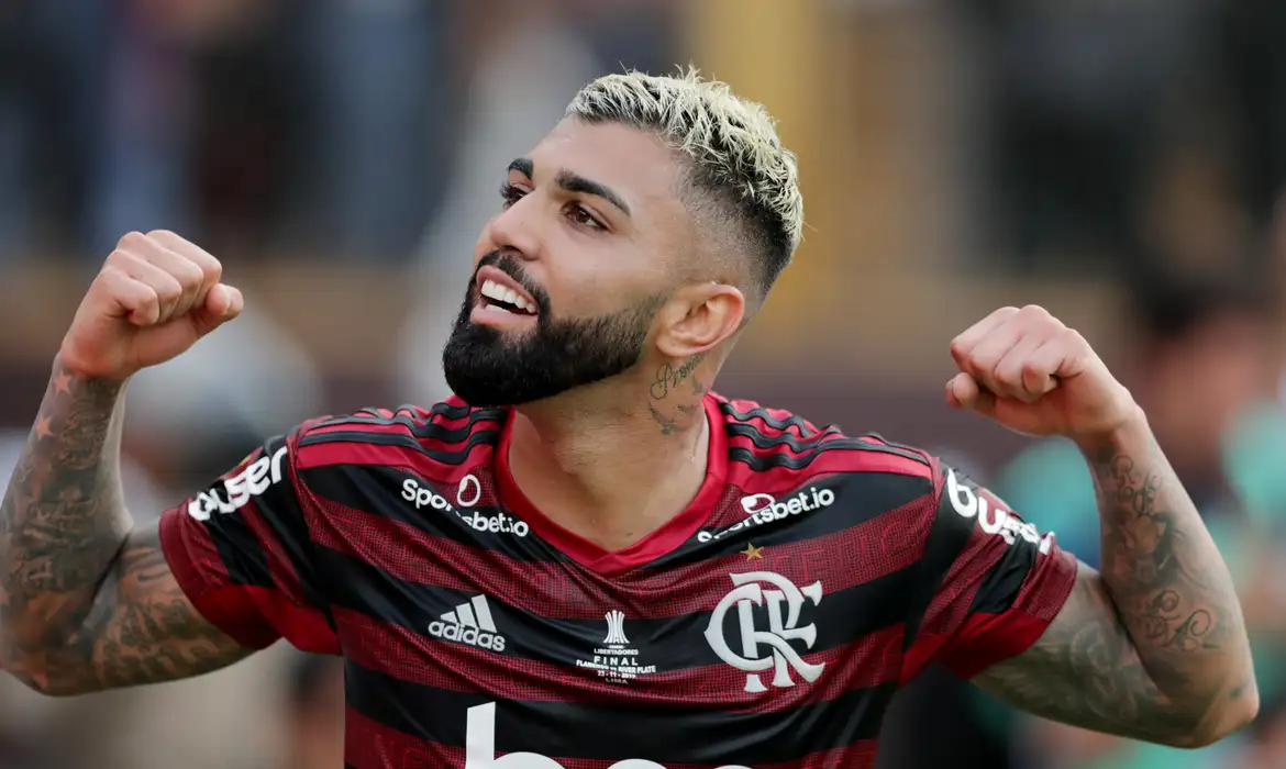 O atacante Gabriel Barbosa, o Gabigol