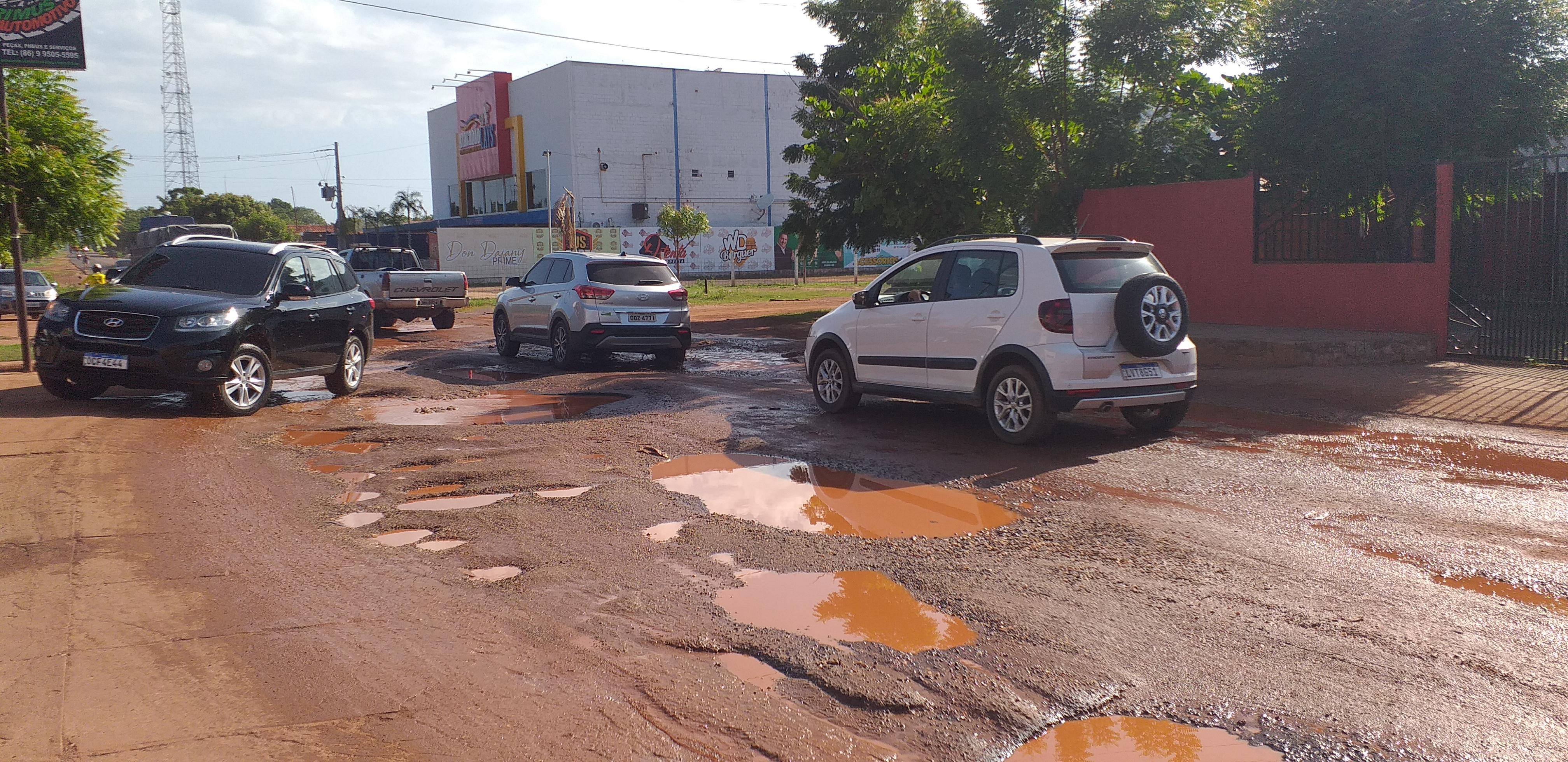 Vias intrafegáveis na zona urbana de União