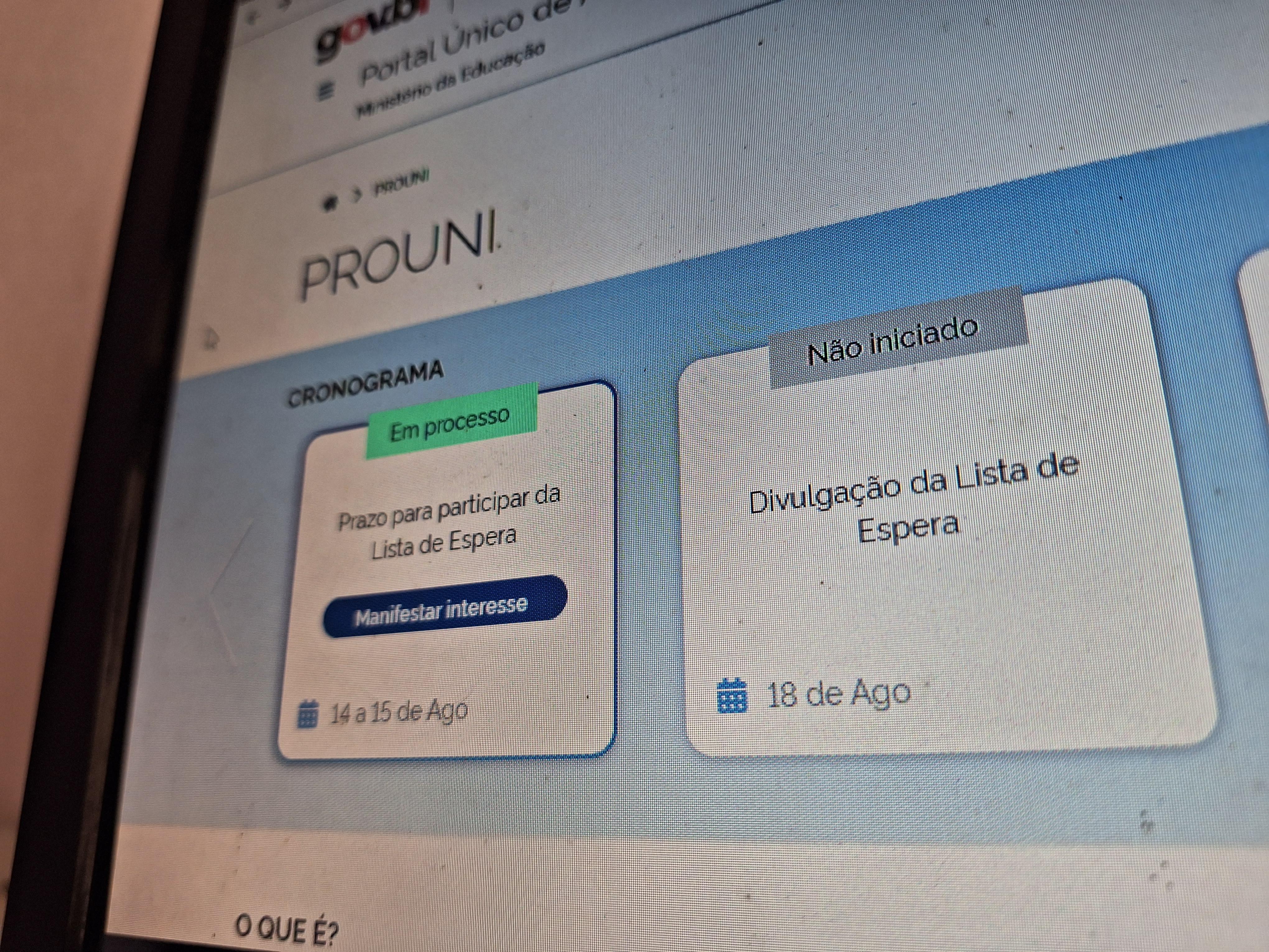 Site do ProUni