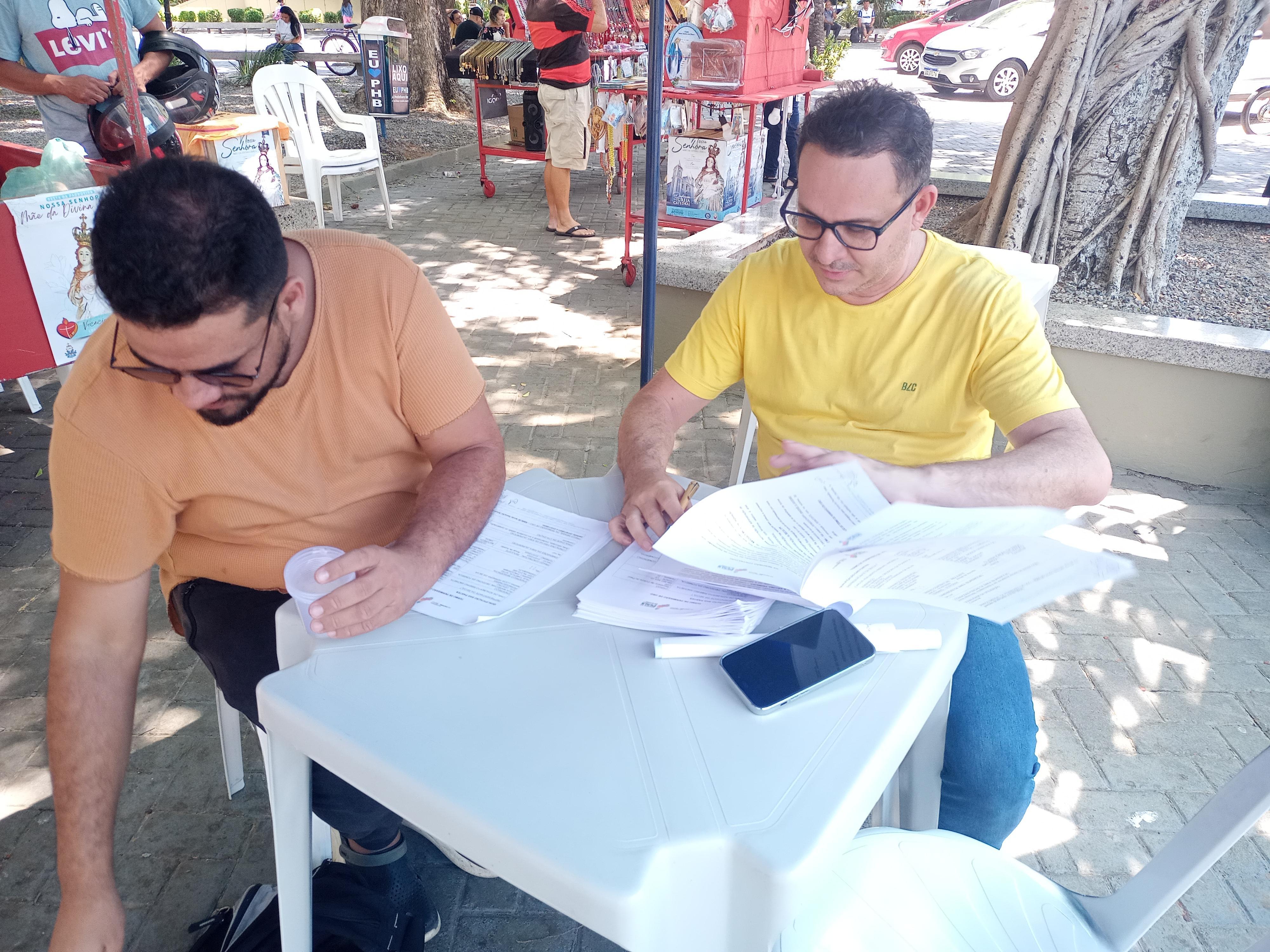 Anchieta respondendo demandas da Secult em Parnaíba