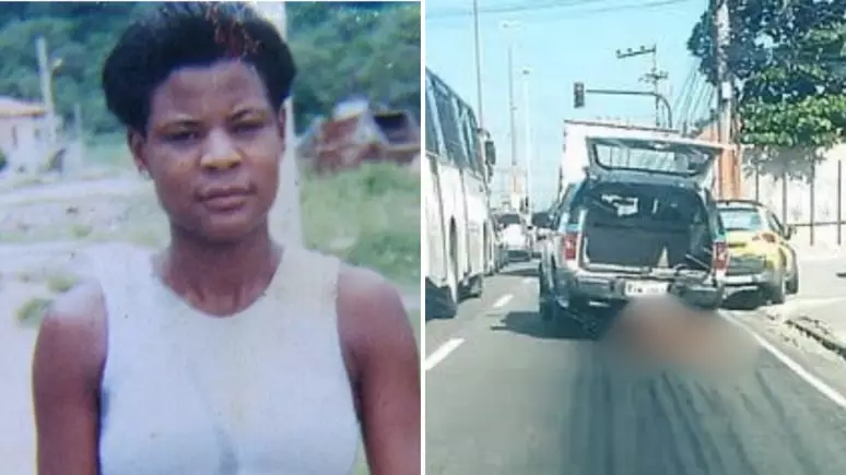 Cláudia Ferreira foi arrastada por 350 metros presa apenas por uma tira de roupa