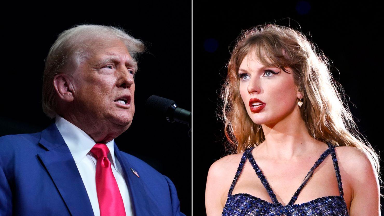 Donald Trump publica foto falsa de Taylor Swift
