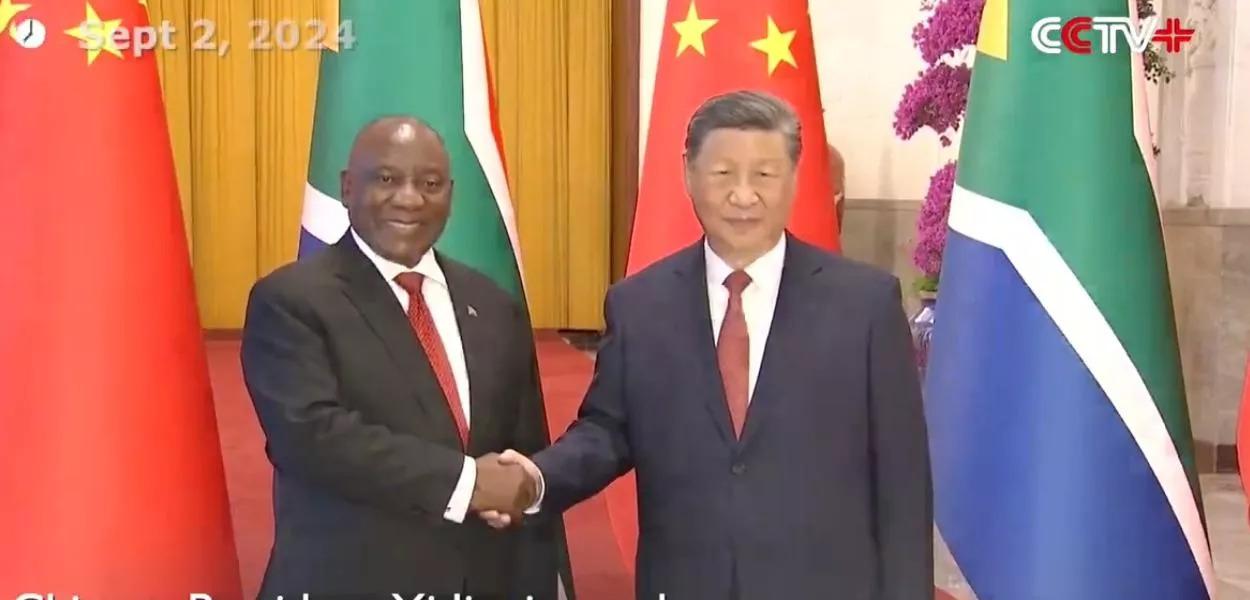 Cyril Ramaphosa e Xi Jinping