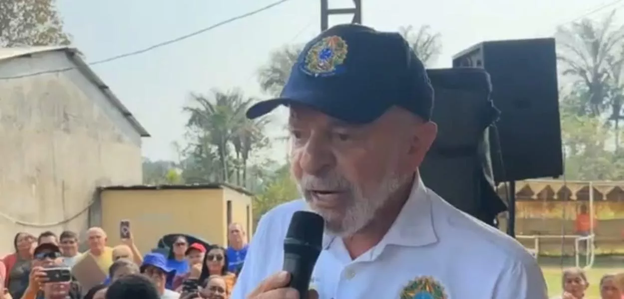 O presidente Luiz Inácio Lula da Silva viajou a Manaus (AM)