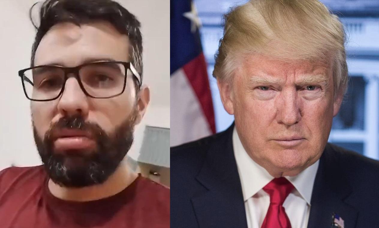 O professor Deivison Moura Chagas ironizou o atentado sofrido por Trump
