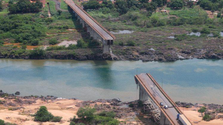 Ponte que liga o Tocantins ao Maranhão desabou neste domingo