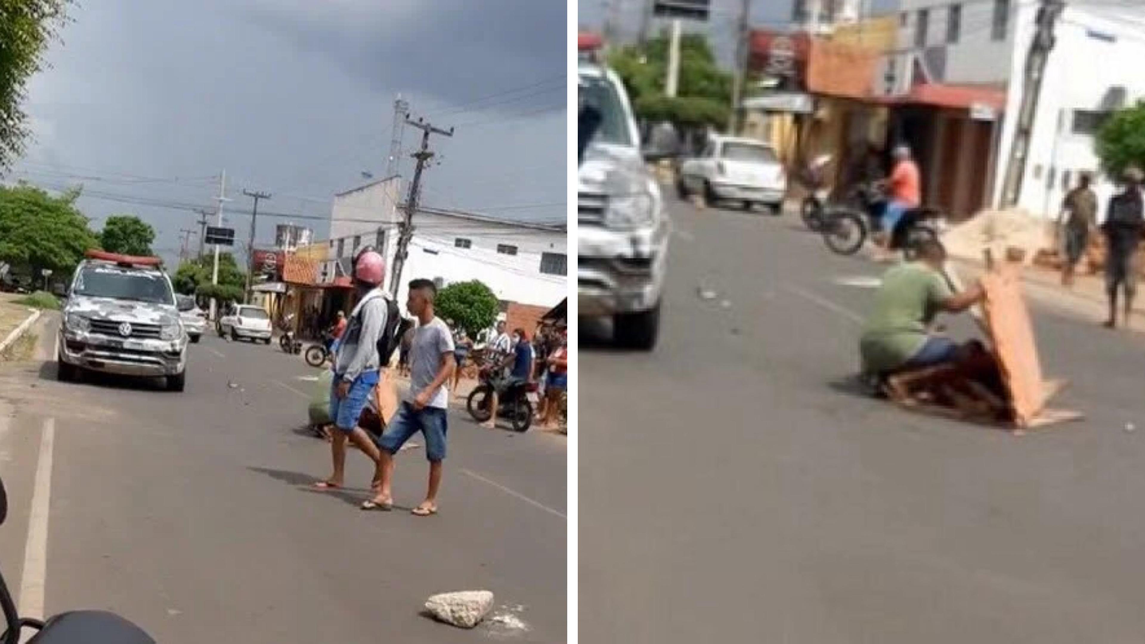 Homens sofrem acidente após serem baleados na zona Leste