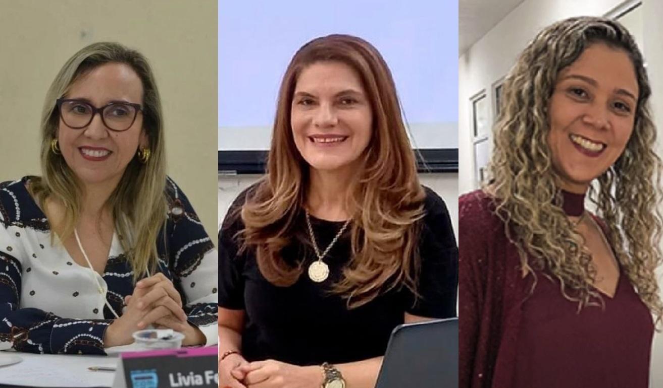 Lívia Nery, Nadir Nogueira e Flávia Lorenne disputam a reitoria da UFPI
