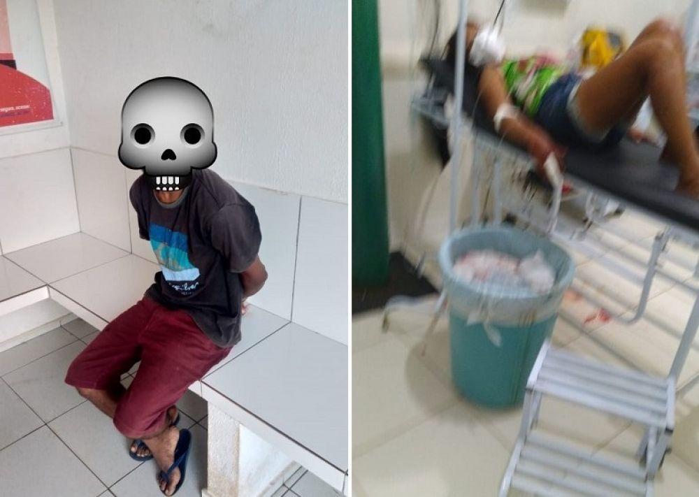 Homem é preso após tentar matar a própria esposa com um facão