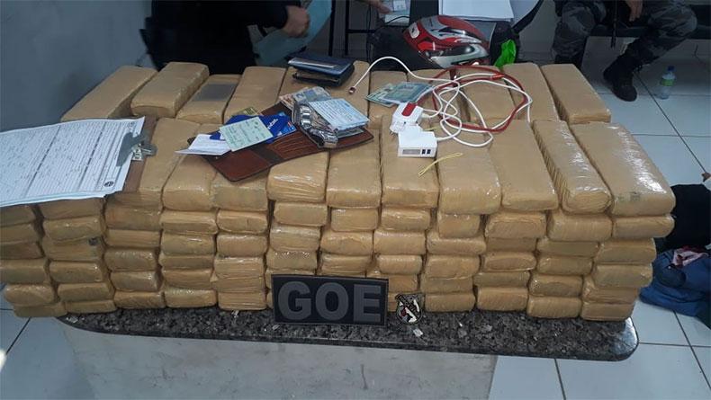 Maior apreensão de drogas pela polícia de Timon