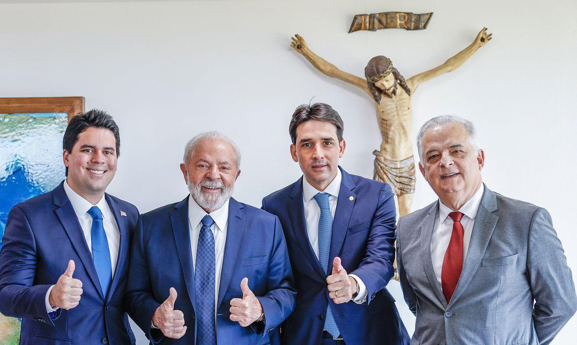 André Fufuca, Lula, Sílvio Costa Filho e Márcio França