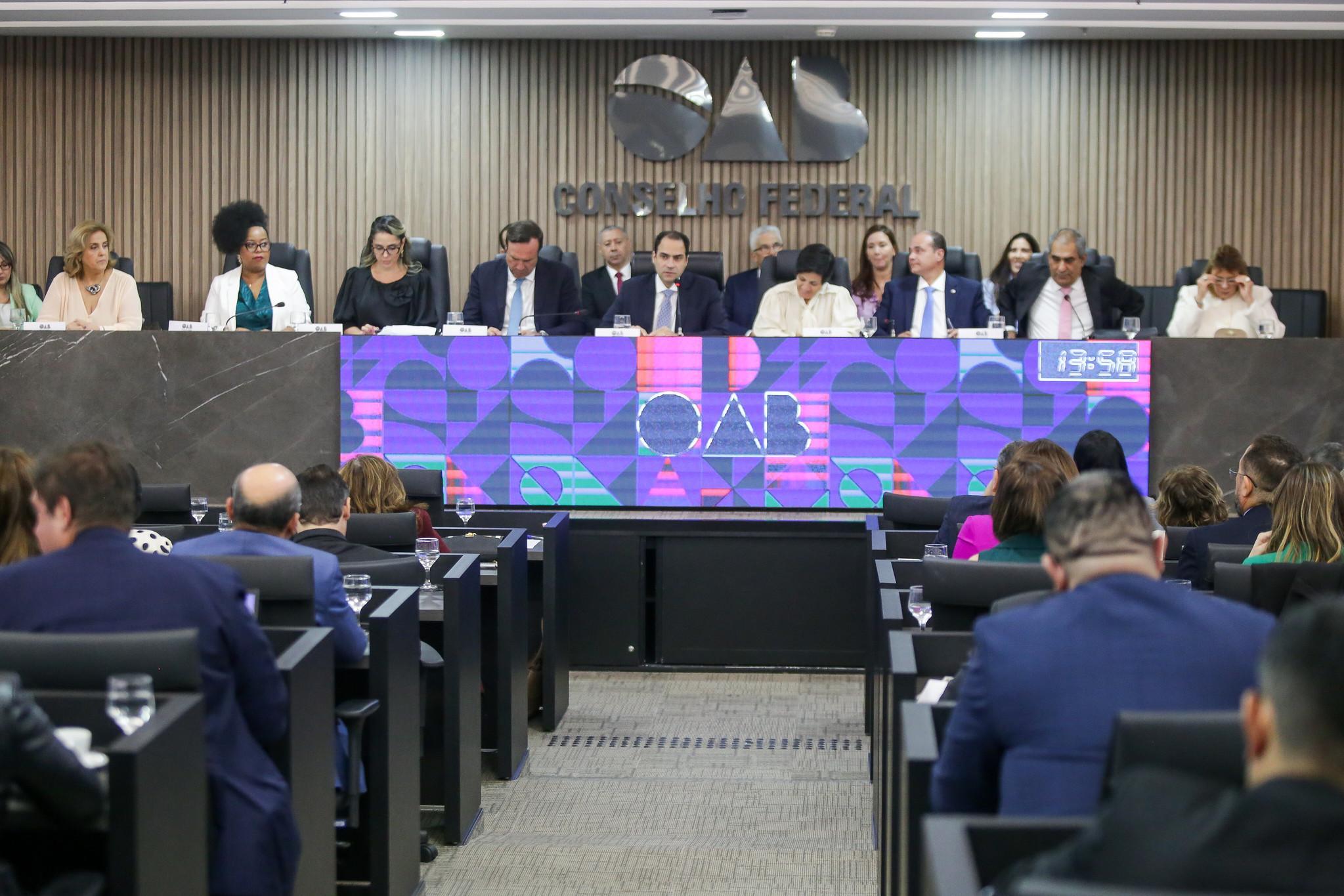Sessão do Conselho Pleno da OAB Nacional