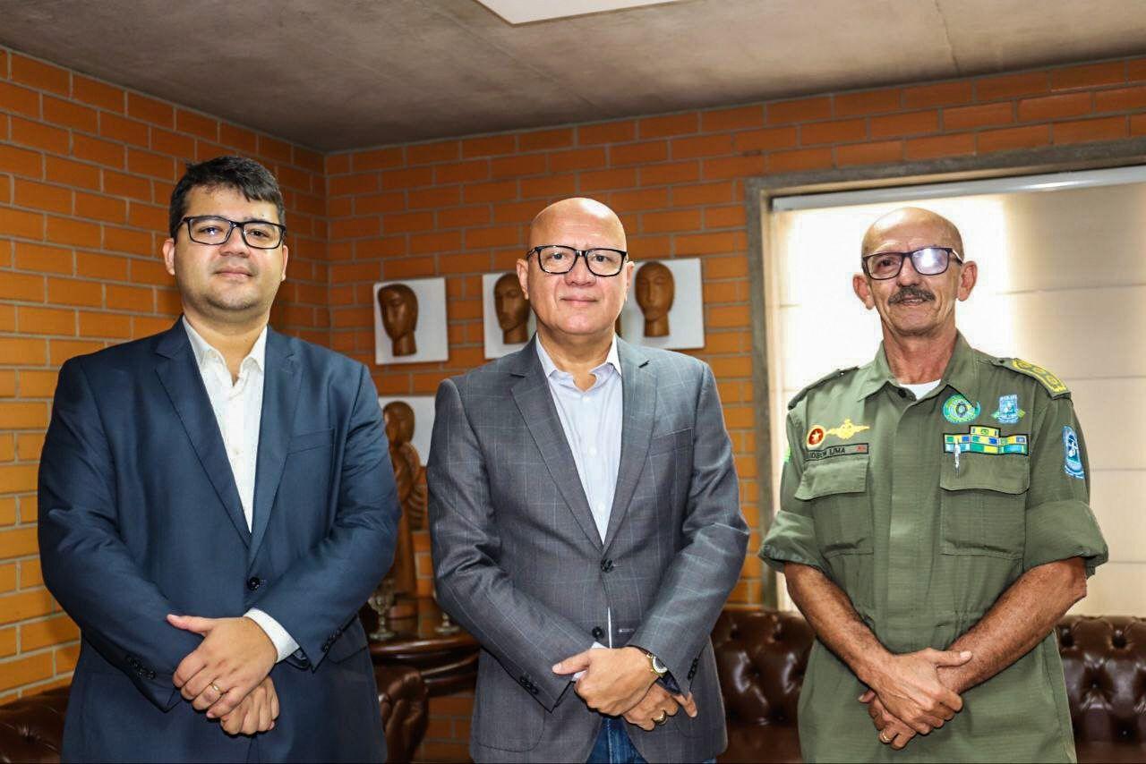 Chico Lucas visita Franzé Silva e discute melhorias para a Segurança Pública