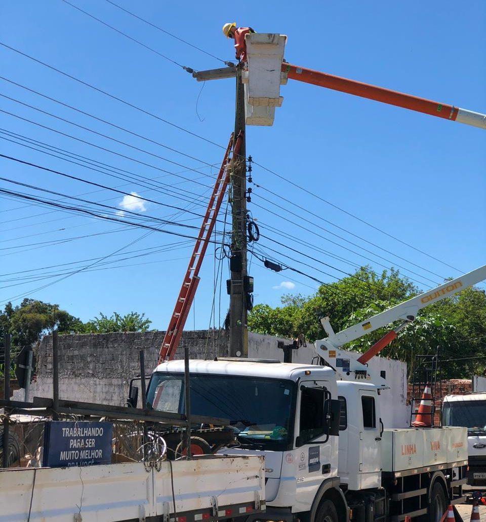 Manutenção na região do bairro Comprida -região sudeste da capital.