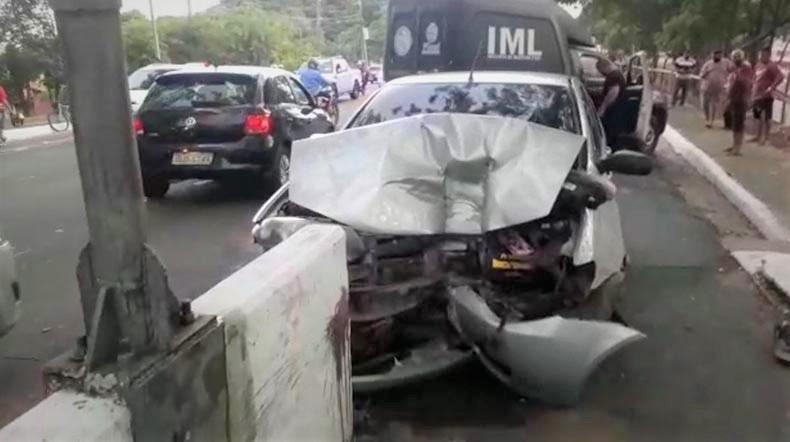 Acidente com vítima fatal na Ponte da Primavera