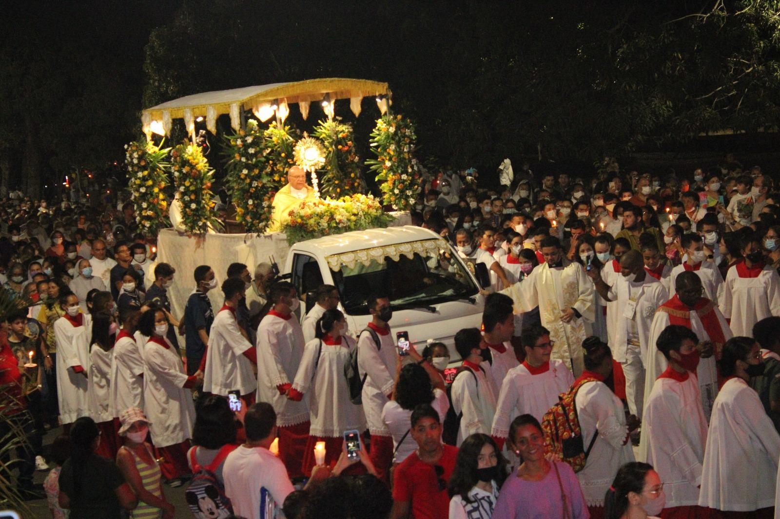 Procissão Eucarística na Solenidade de Corpus Christi